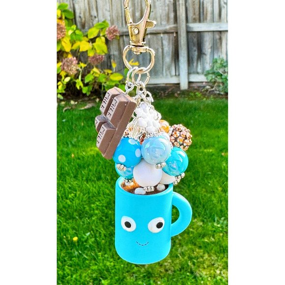 Heidi Kenney x Kid Robot Hot Chocolate Keychain Purse Bag Charm - Picture 5 of 8